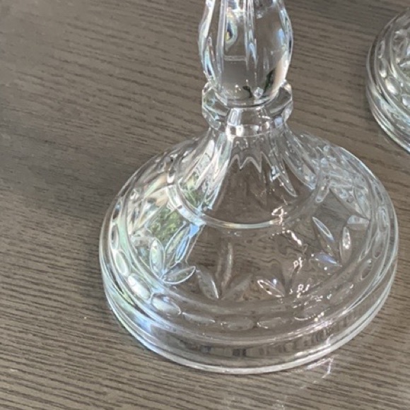 Vintage/Candle Holder Elegant Etched EUC. 
11” Tall ⭐️ LIKE NEW - Picture 9 of 12